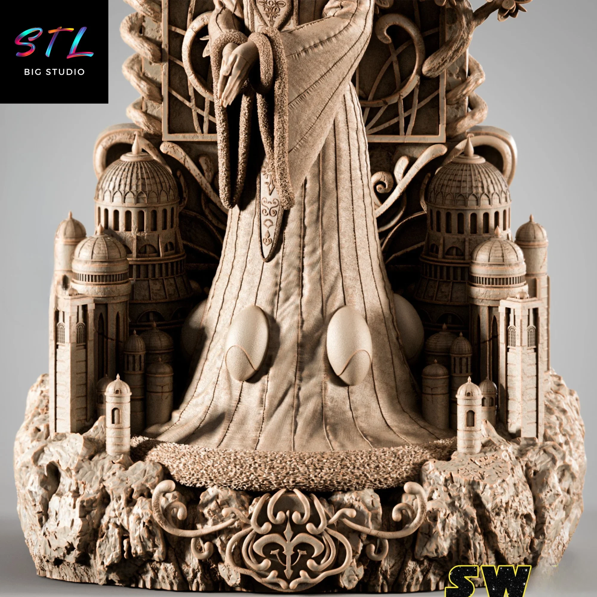 star wars stl pincesa padme amidala diorama imprimir 3d star wars stl pincesa padme amidala diorama imprimir 3d