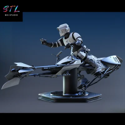 star wars stl scout trooper impresion 3d