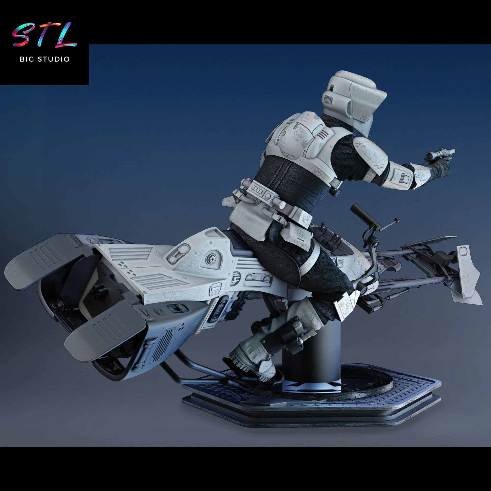 star wars stl stormtrooper explorer figura impresion 3d star wars stl stormtrooper explorer figura impresion 3d