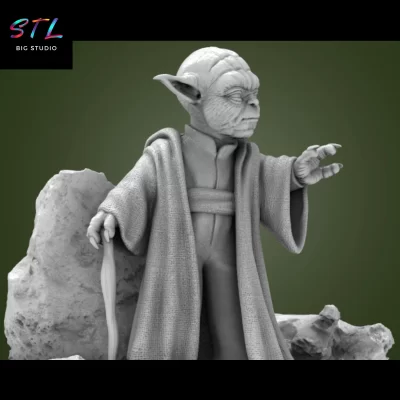 star wars stl yoda impresion 3d figuras