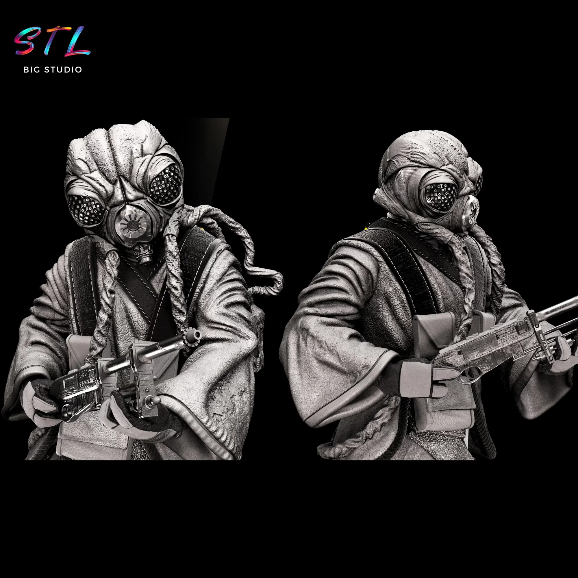 star wars stl zuckuss cazarrecompensas impresion 3d star wars stl zuckuss cazarrecompensas impresion 3d