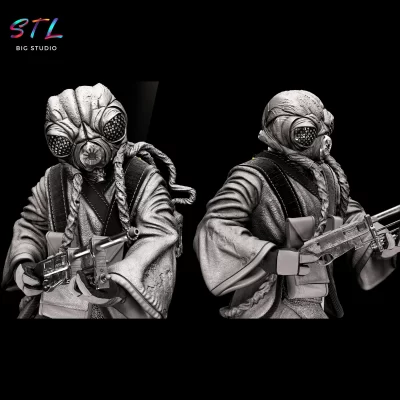 star wars stl zuckuss cazarrecompensas impresion 3d