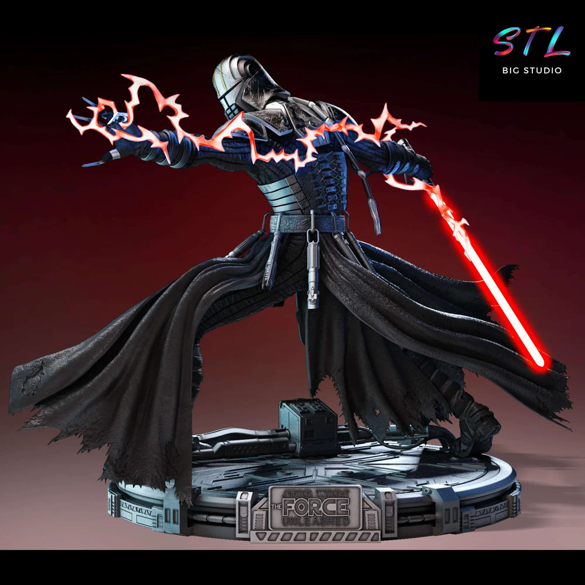 starkiller stl star wars impresion 3d figura starkiller stl star wars impresion 3d figura