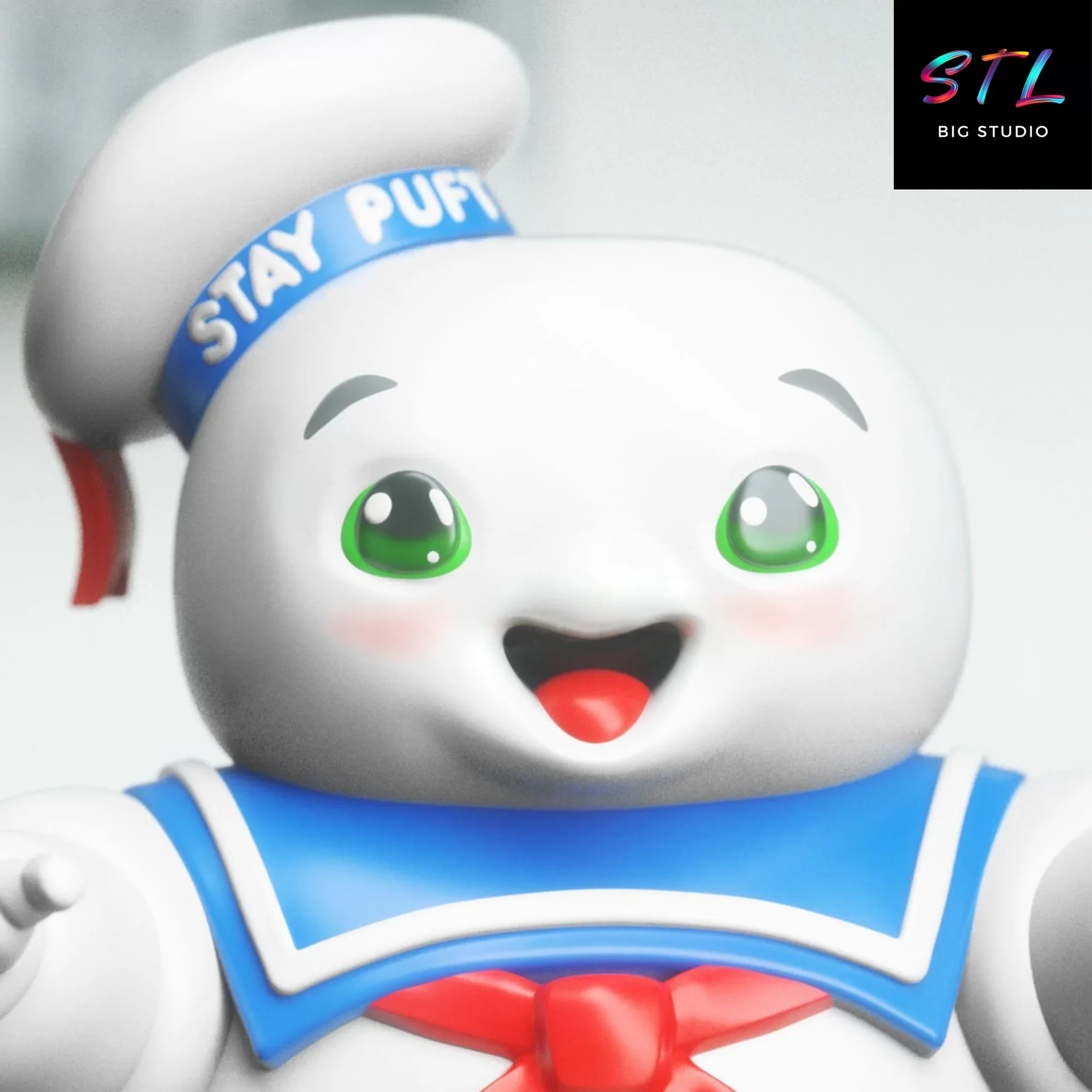 stay puft stl chibi kawaii impresion 3d cazafantasmas stay puft stl chibi kawaii impresion 3d cazafantasmas