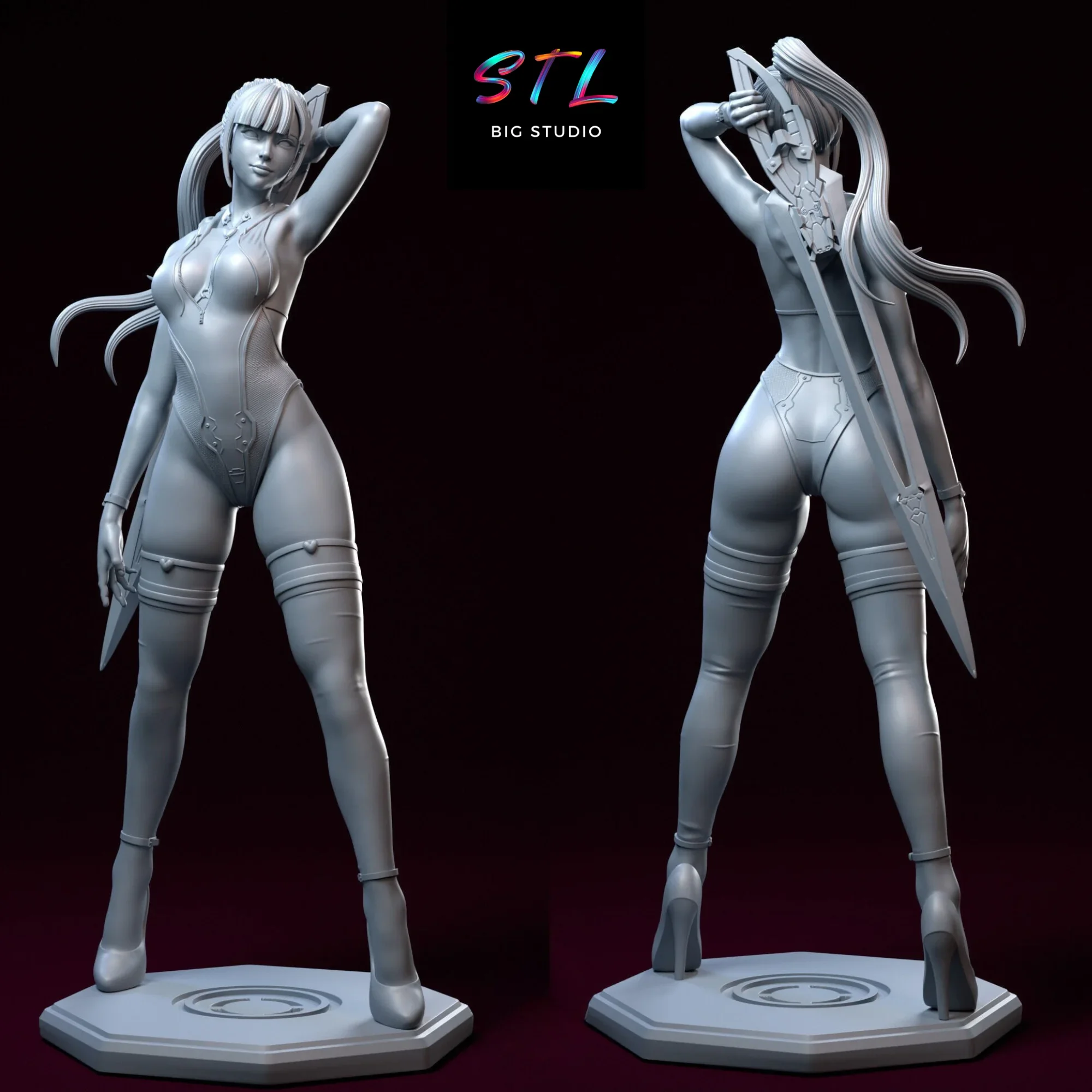stellar blade stl eve impresion 3d stellar blade stl eve impresion 3d