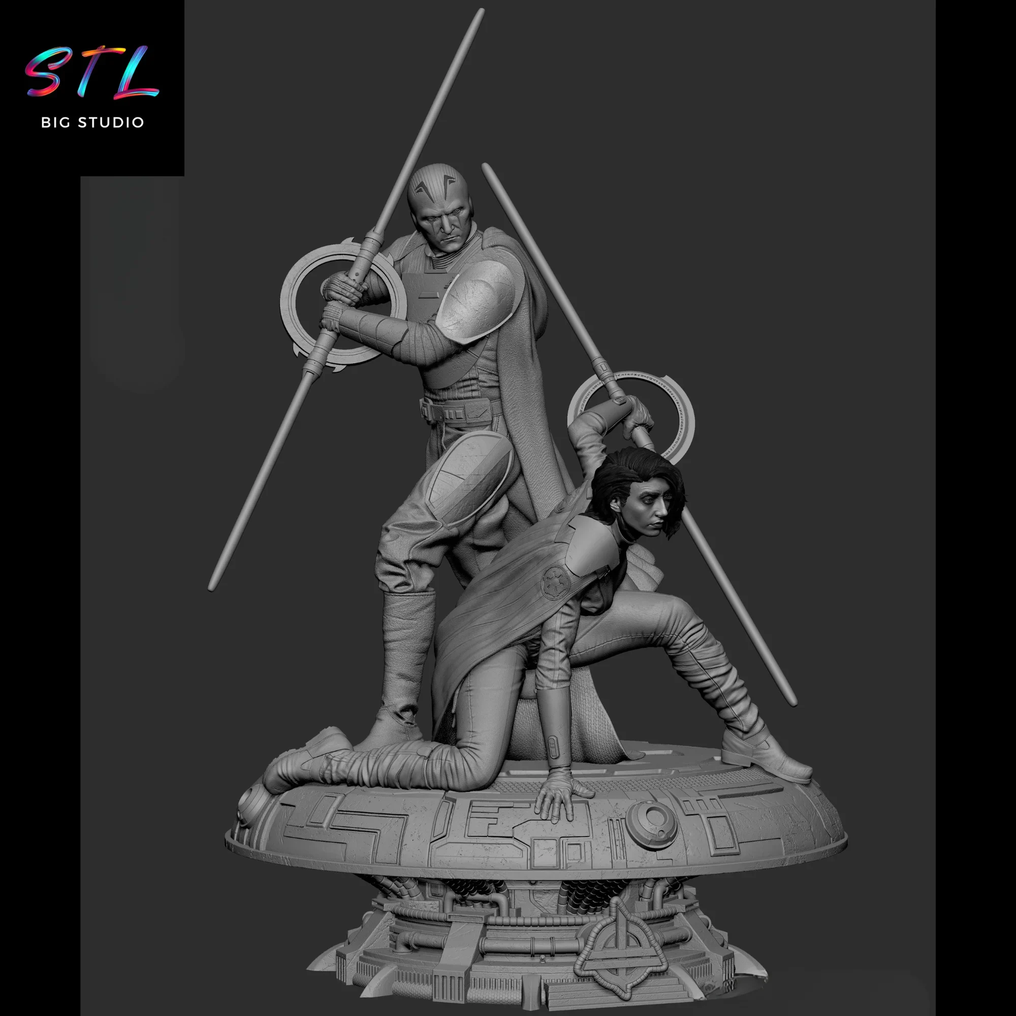 stl Gran Inquisidor y Segunda Hermana impresion 3d star wars stl Gran Inquisidor y Segunda Hermana impresion 3d star wars