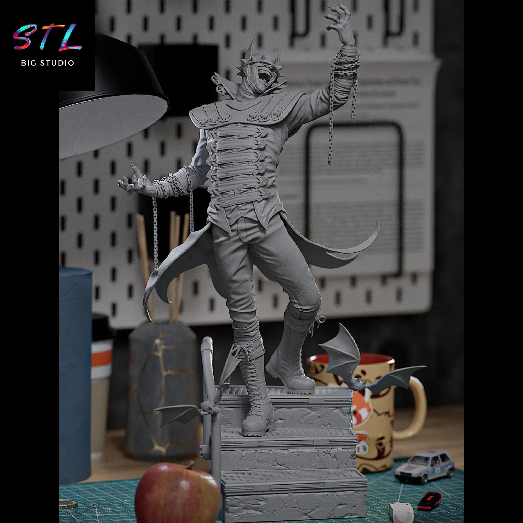 stl Laughing Bat impresion 3d figura universo batman stl Laughing Bat impresion 3d figura universo batman