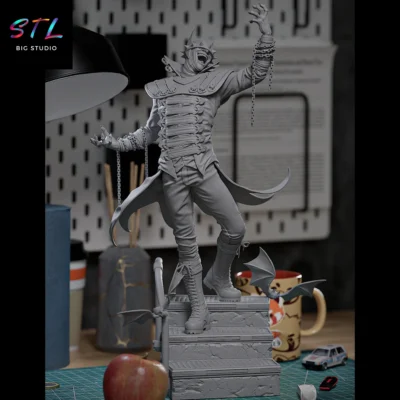 stl Laughing Bat impresion 3d figura universo batman