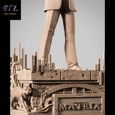 stl agente smith impresion 3d matrix