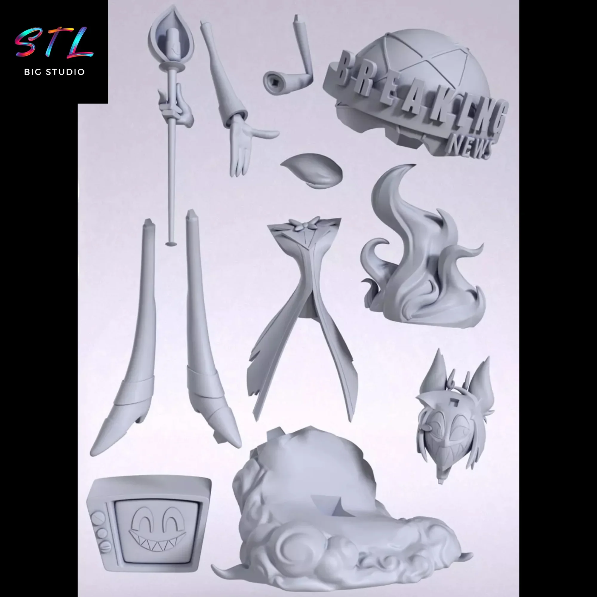 stl alastor hazbin hotel impresion 3d stl alastor hazbin hotel impresion 3d