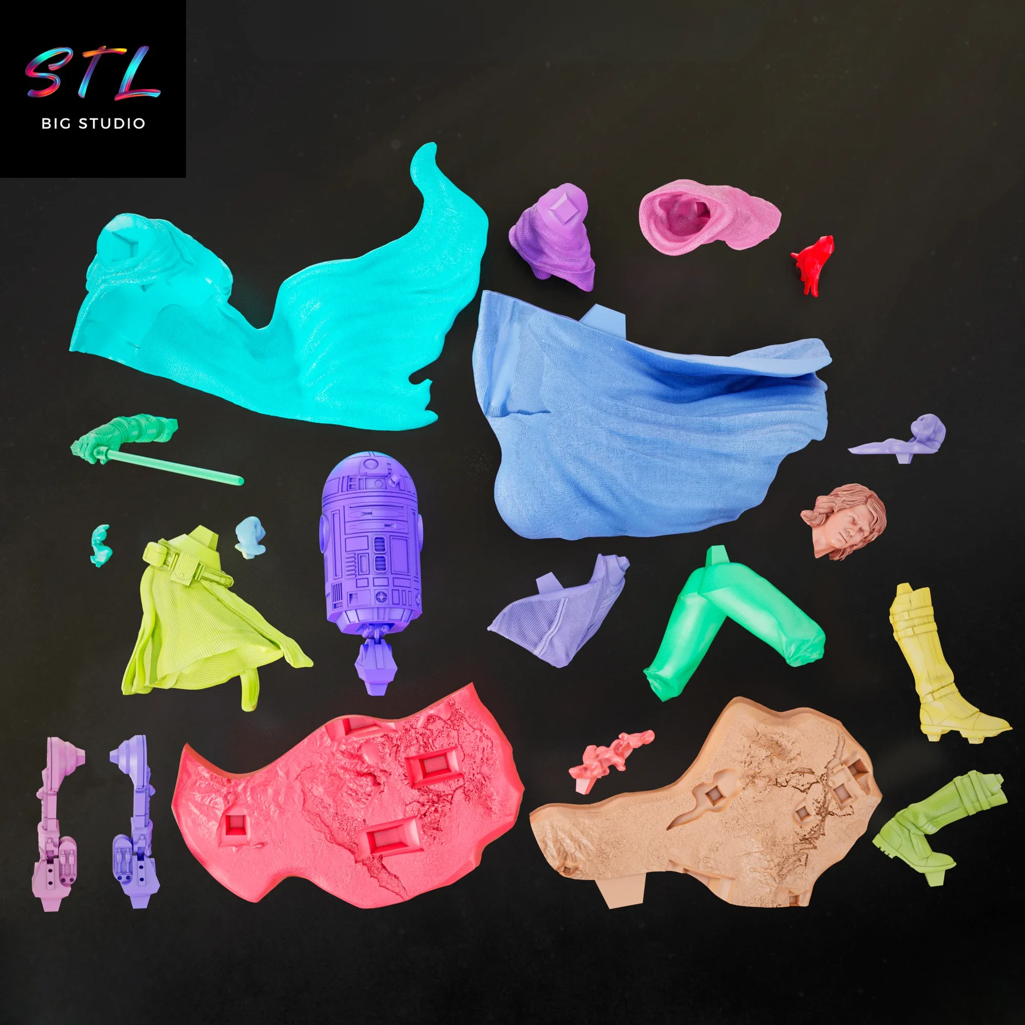 stl anakin skywalker star wars para impresion 3d stl anakin skywalker star wars para impresion 3d