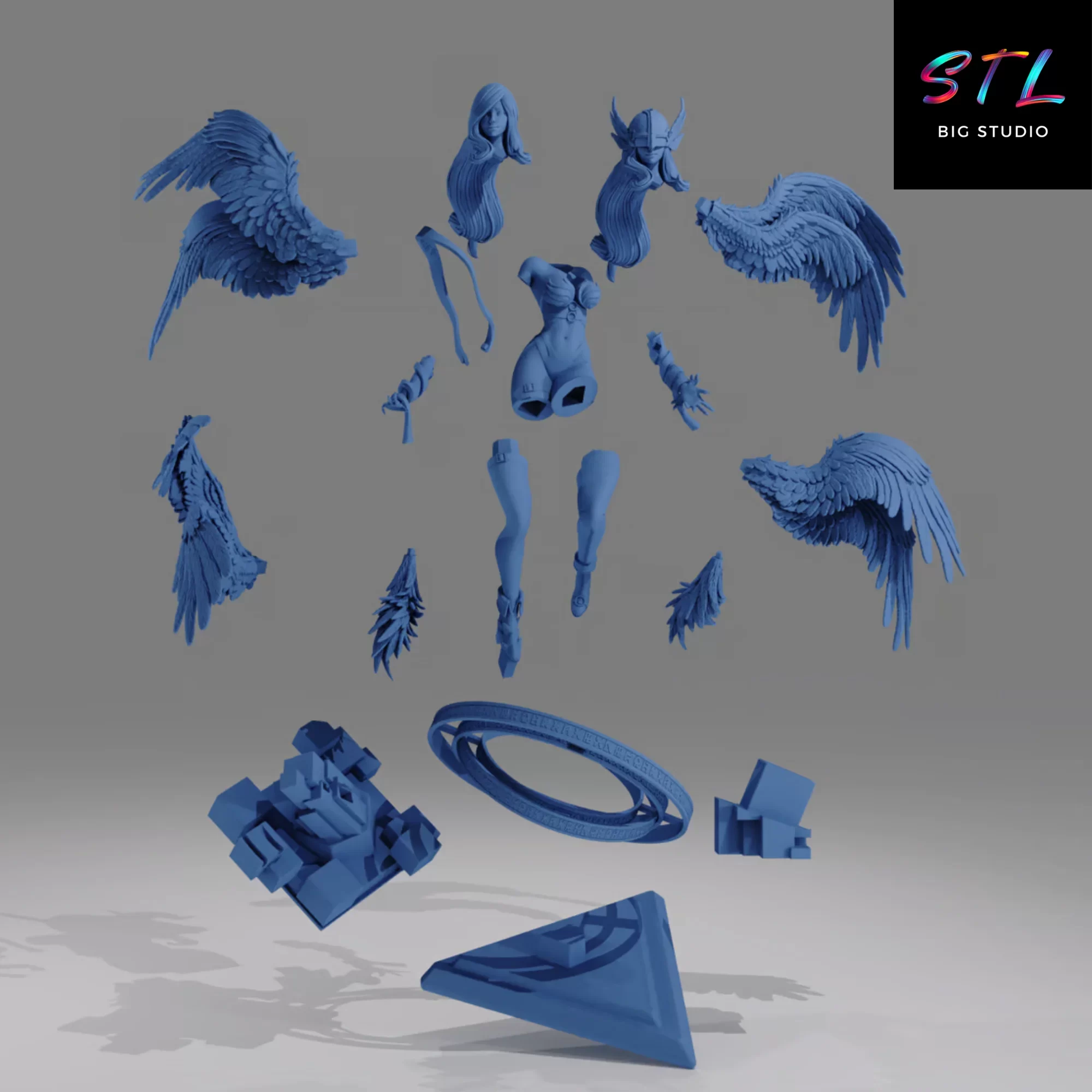 stl angewomon impresion 3d digimon stl angewomon impresion 3d digimon