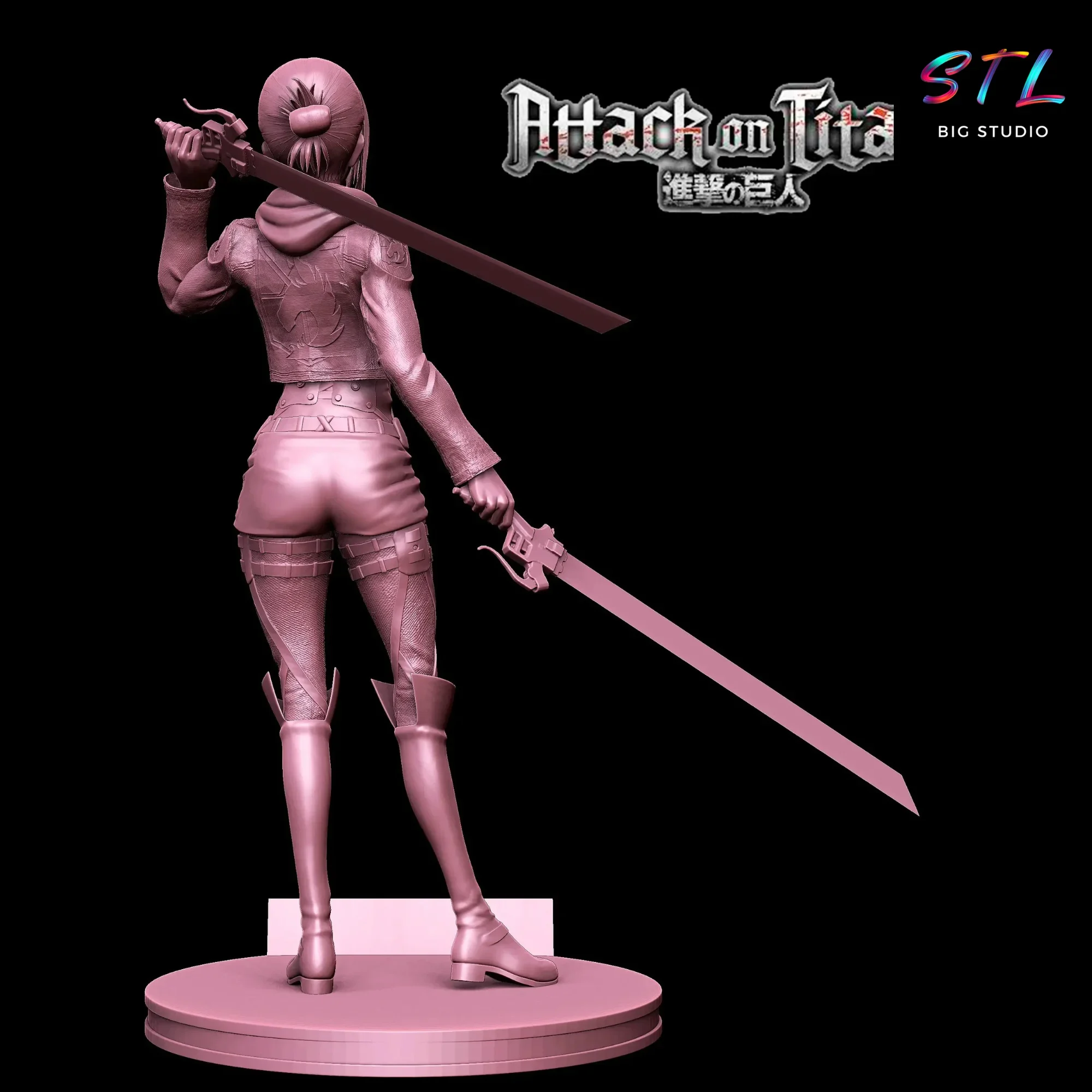 stl annie leonhart figura ataque a los titanes impresion 3d stl annie leonhart figura ataque a los titanes impresion 3d