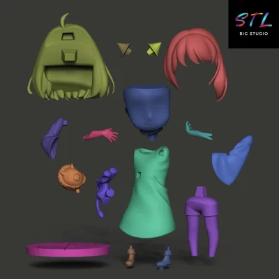 stl anya forger imprimir 3d spy x family