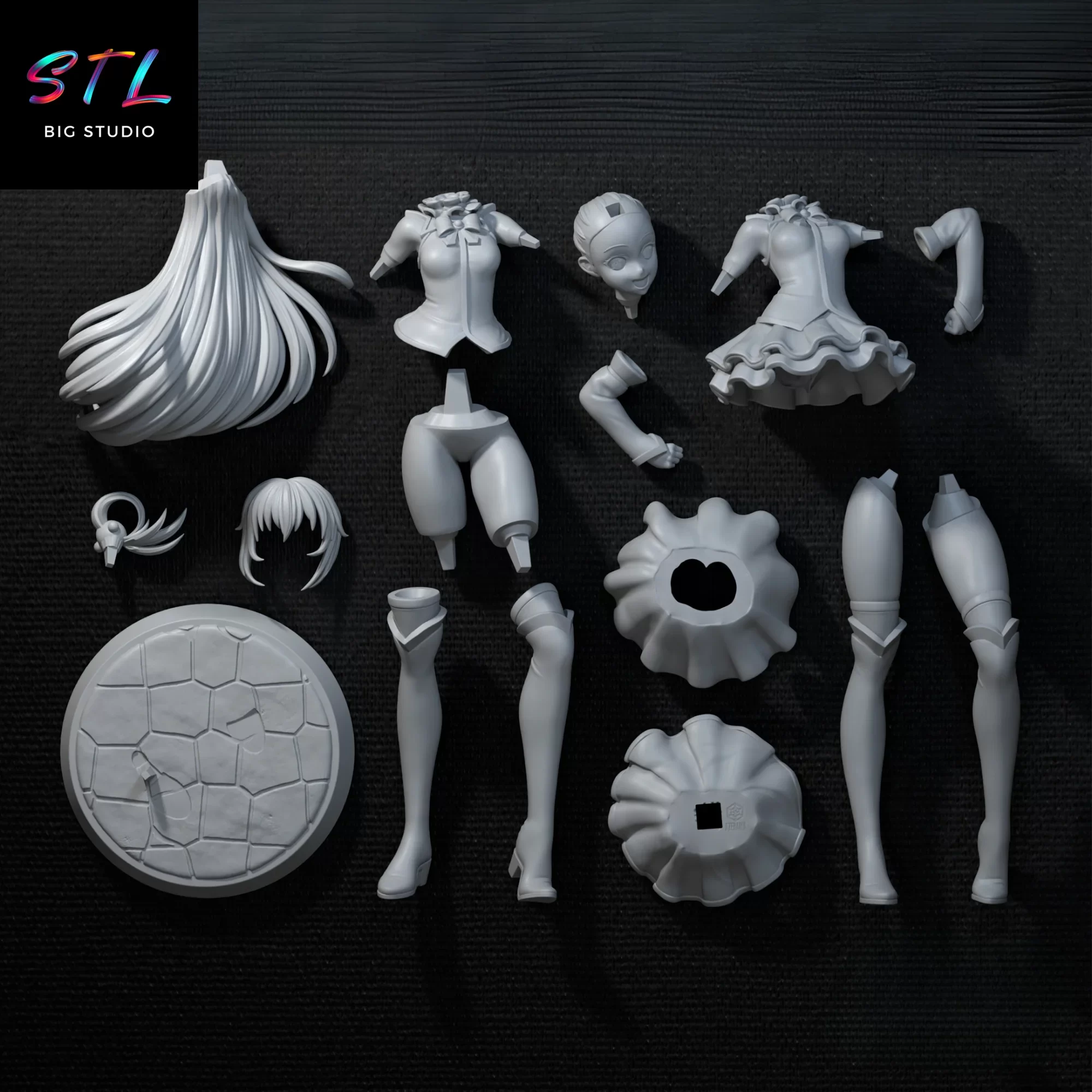 stl aqua impresion 3d konosuba figura stl aqua impresion 3d konosuba figura