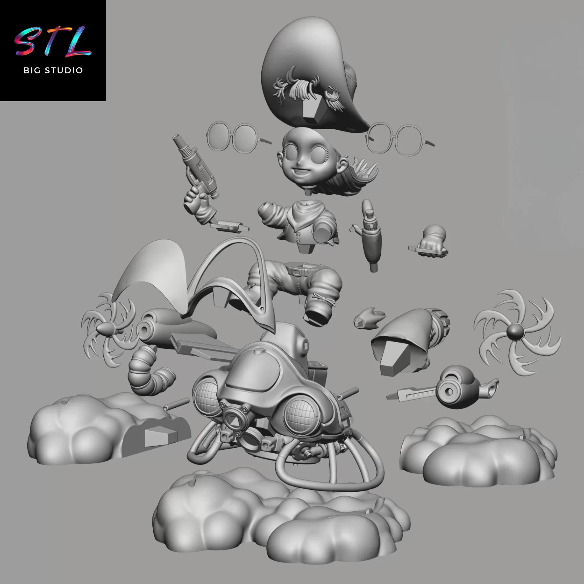 stl arale dr slump impresion 3d