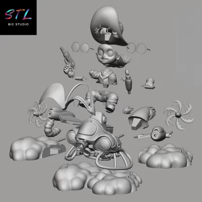 stl arale dr slump impresion 3d