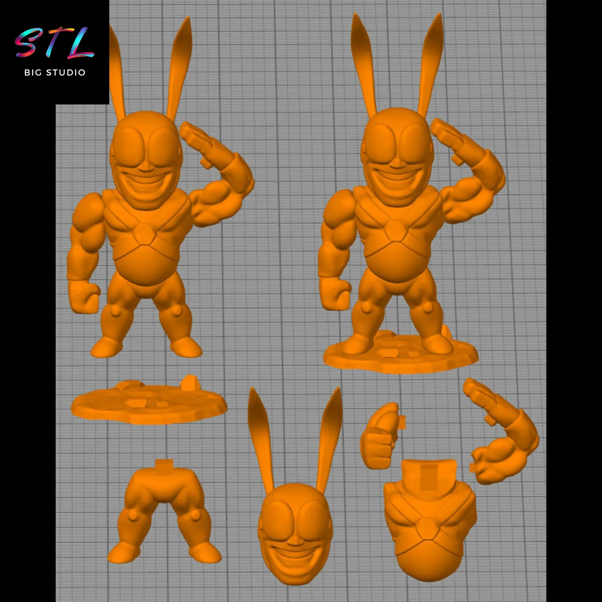 stl arthur la garrapata figura the tick para impresion 3d stl arthur la garrapata figura the tick para impresion 3d