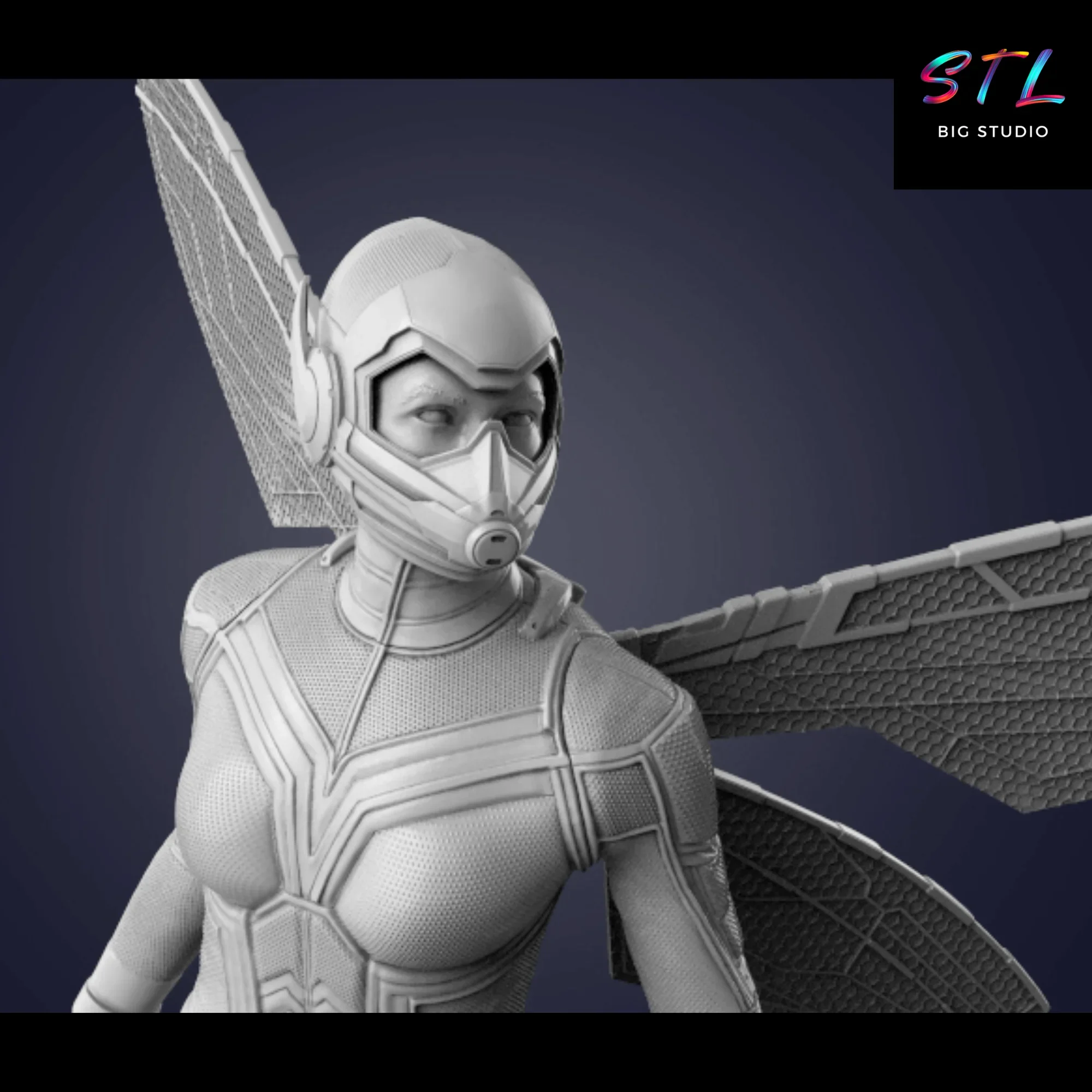 stl avispa marvel diorama vengadores impresion 3d stl avispa marvel diorama vengadores impresion 3d