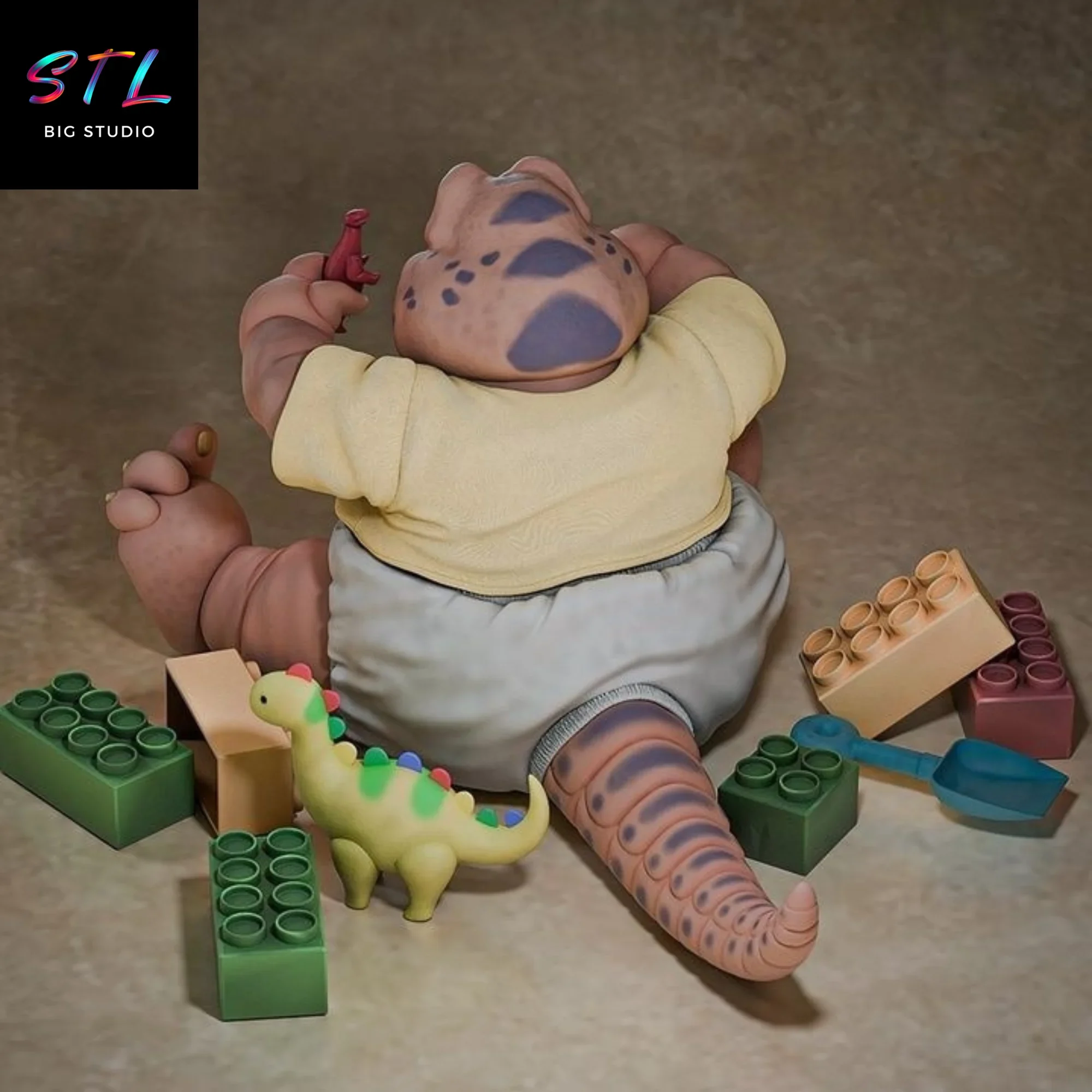 stl baby sinclair figura dinosaurs impresion 3d stl baby sinclair figura dinosaurs impresion 3d