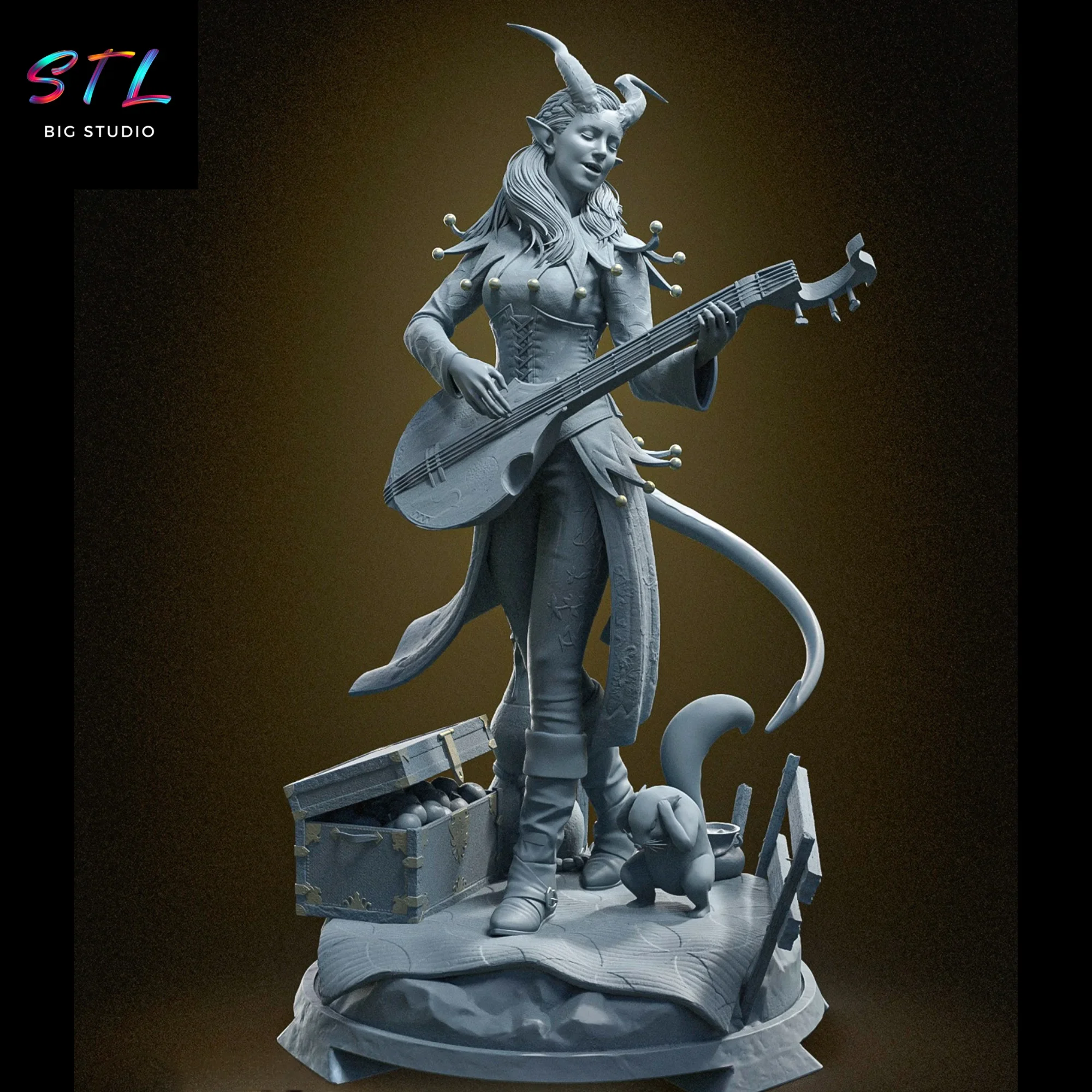 stl baldur's gate figura alfira impresion 3d stl baldur's gate figura alfira impresion 3d