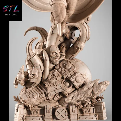 stl banshee para impresion 3d xmen marvel