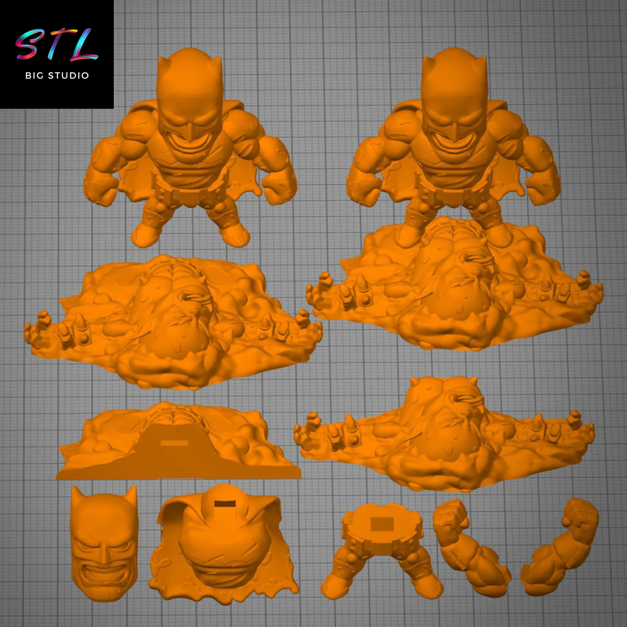 stl batman chibi kawaii para impresion 3d stl batman chibi kawaii para impresion 3d