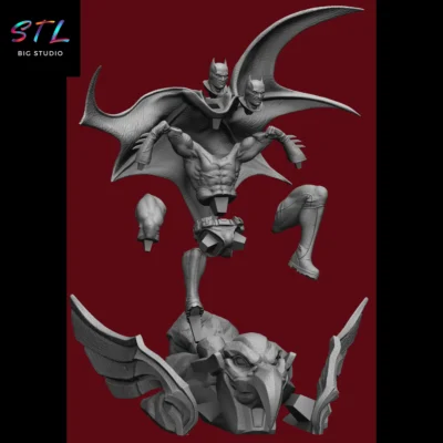 stl batman diorama impresion 3d