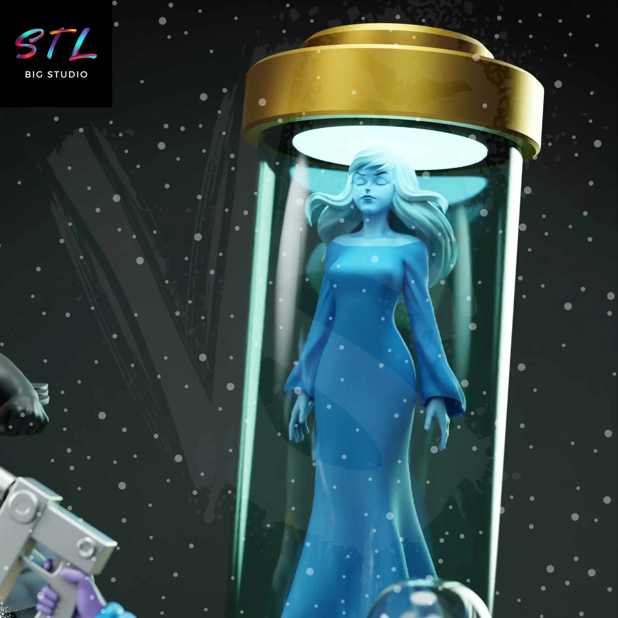 stl batman vs mr freeze diorama impresion 3d dc comics stl batman vs mr freeze diorama impresion 3d dc comics