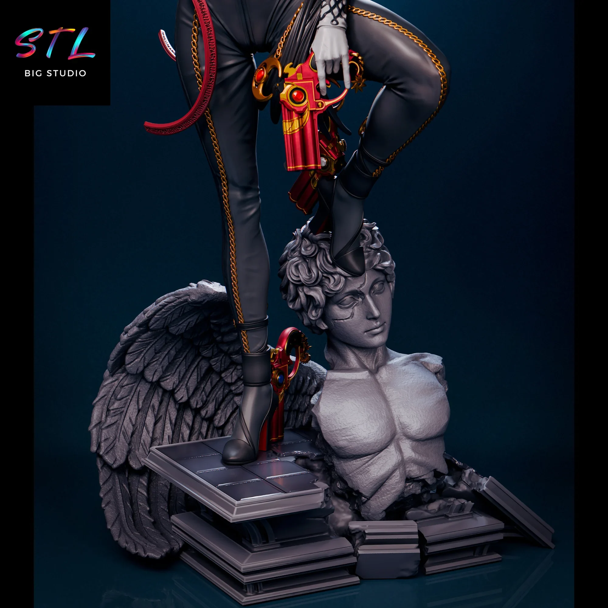 stl bayonetta impresion 3d stl bayonetta impresion 3d
