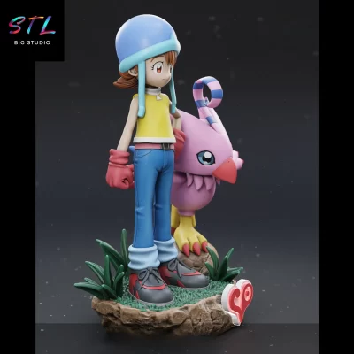 stl biyomon sora digimon 3d