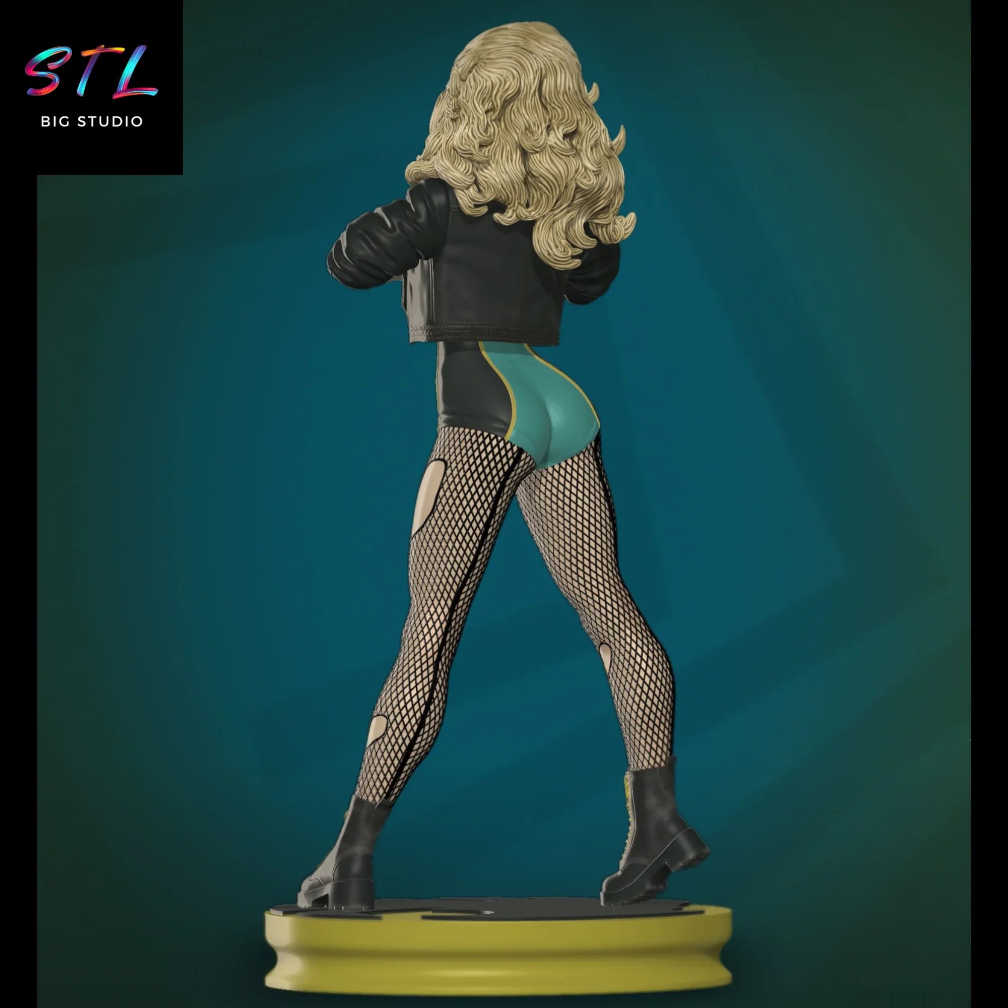 stl black canary impresion 3d dc comics stl black canary impresion 3d dc comics