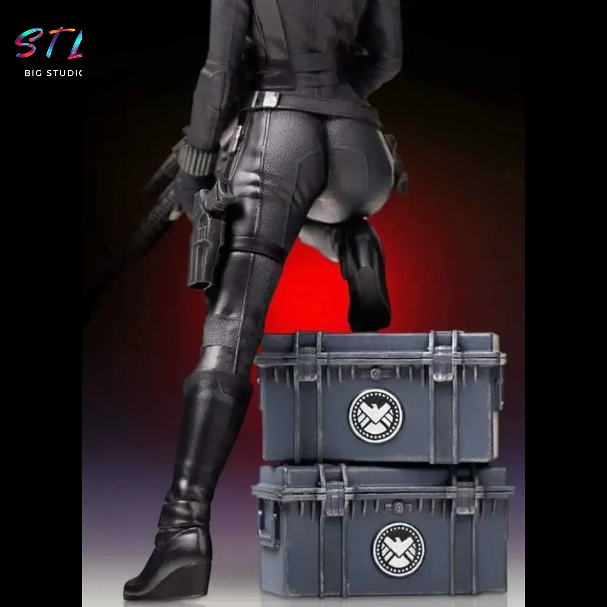 stl black widow imprimir 3d figura marvel stl black widow imprimir 3d figura marvel