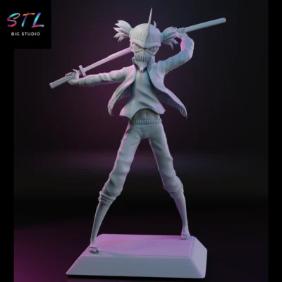 stl bleach figura hiyori sarugaki impresion 3d