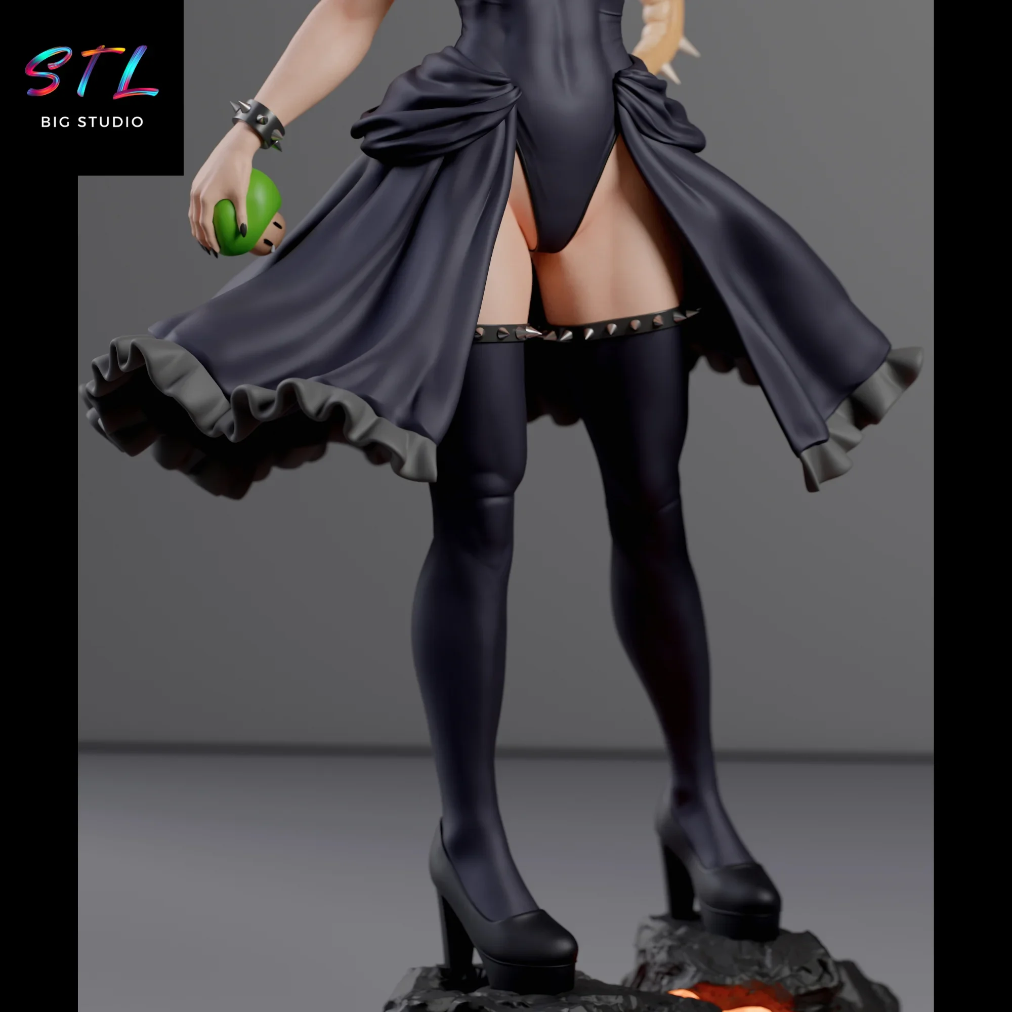 stl bowsette super mario bros para impresion 3d stl bowsette super mario bros para impresion 3d