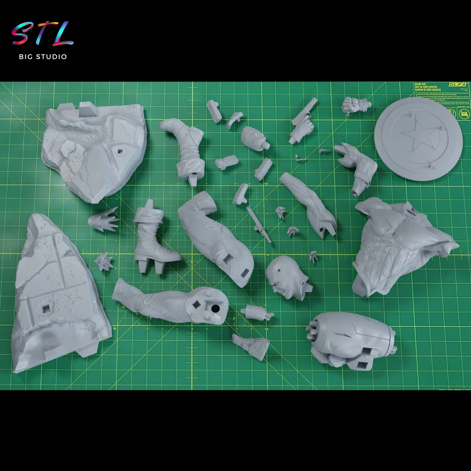 stl capitan america bucky barnes para impresion 3d stl capitan america bucky barnes para impresion 3d