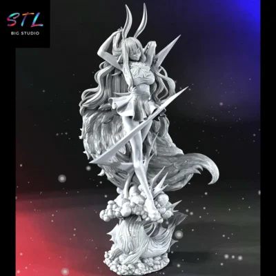 stl carrot one piece figura impresion 3d
