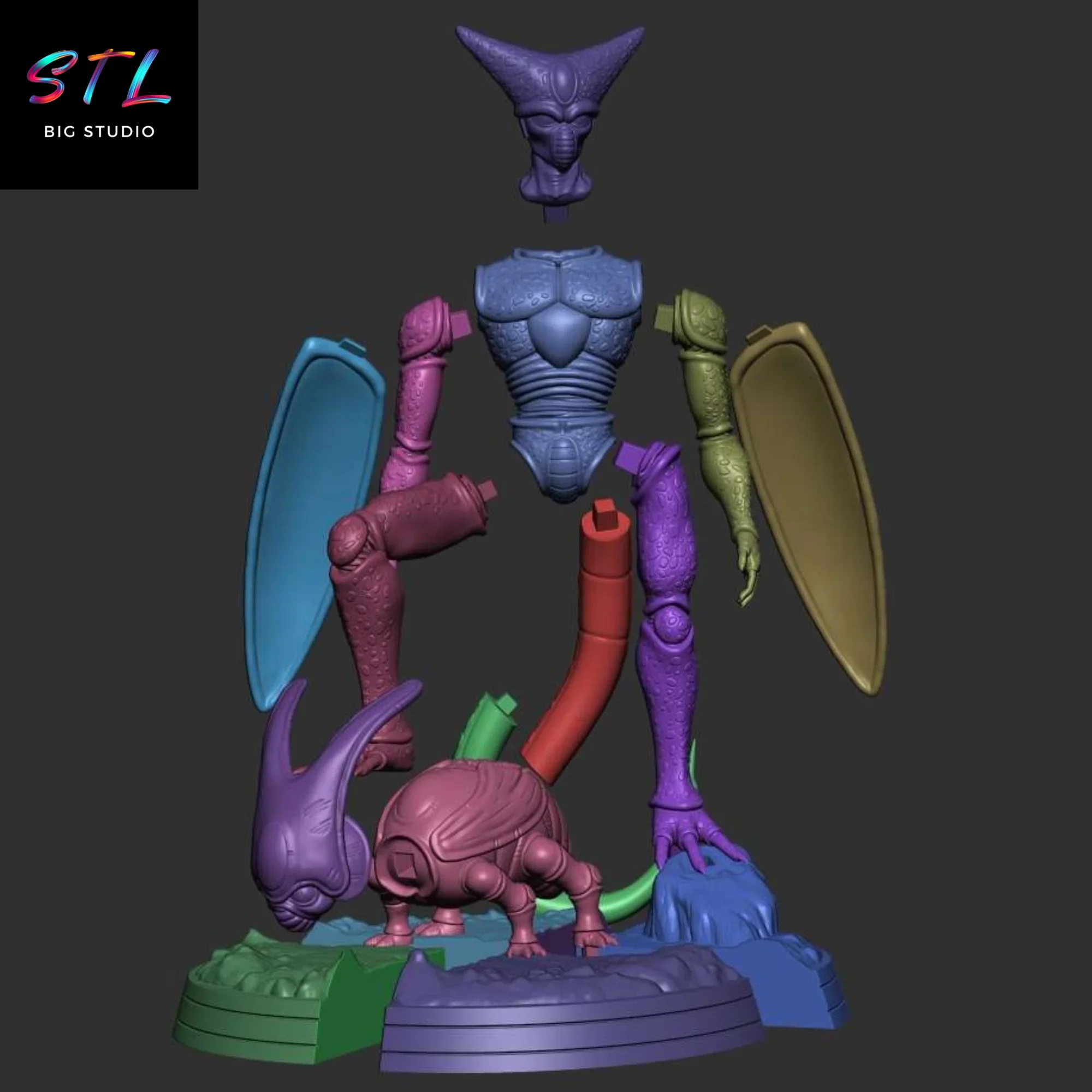 stl cell impresion 3d dragon ball stl cell impresion 3d dragon ball