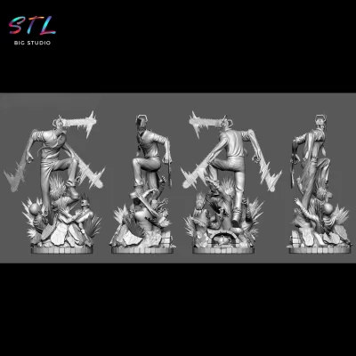 stl chainsaw man denji 3d print