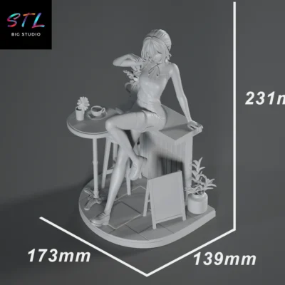 stl chaisaw man figura reze para imprimir en 3d