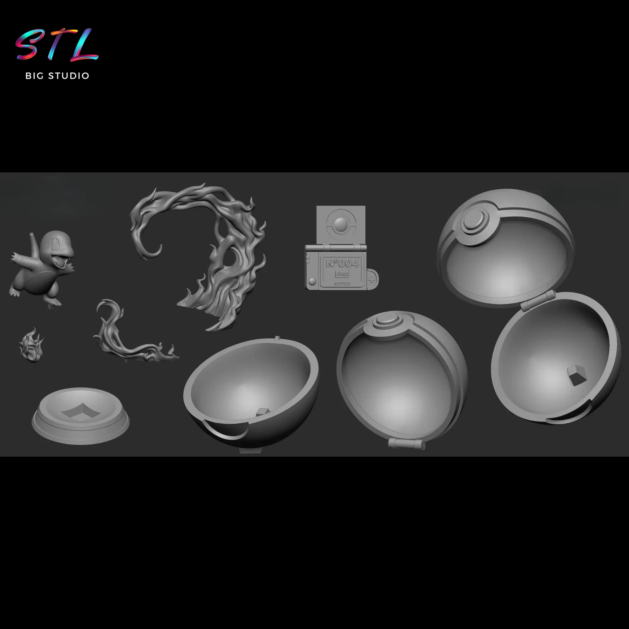 stl charmander impresion 3d pokemon stl charmander impresion 3d pokemon