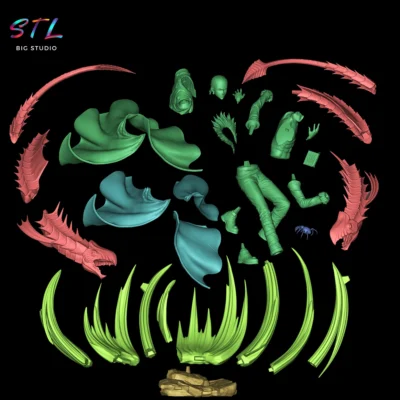 stl chrollo lucilfer impresion 3d figura hunter x hunter