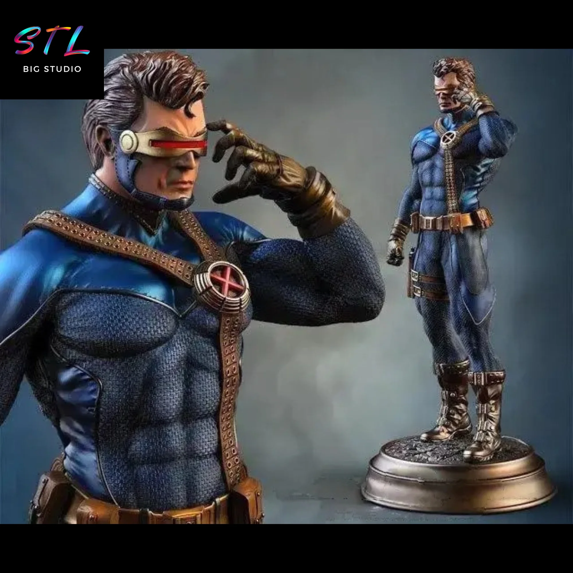 stl ciclope mutante xmen impresion 3d