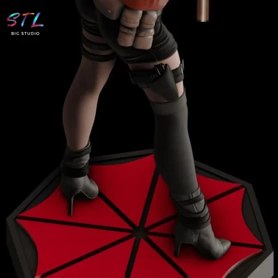stl claire redfield impresion 3d resident evil