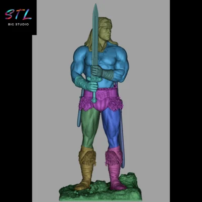 stl conan el barbaro figura impresion 3d