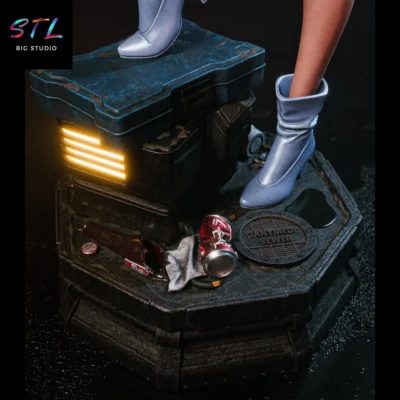 stl cowboy bebop figura faye valentine para impresion 3d