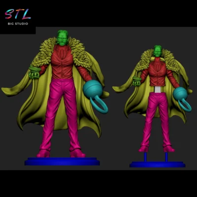 stl crocodile figura impresion 3d one piece