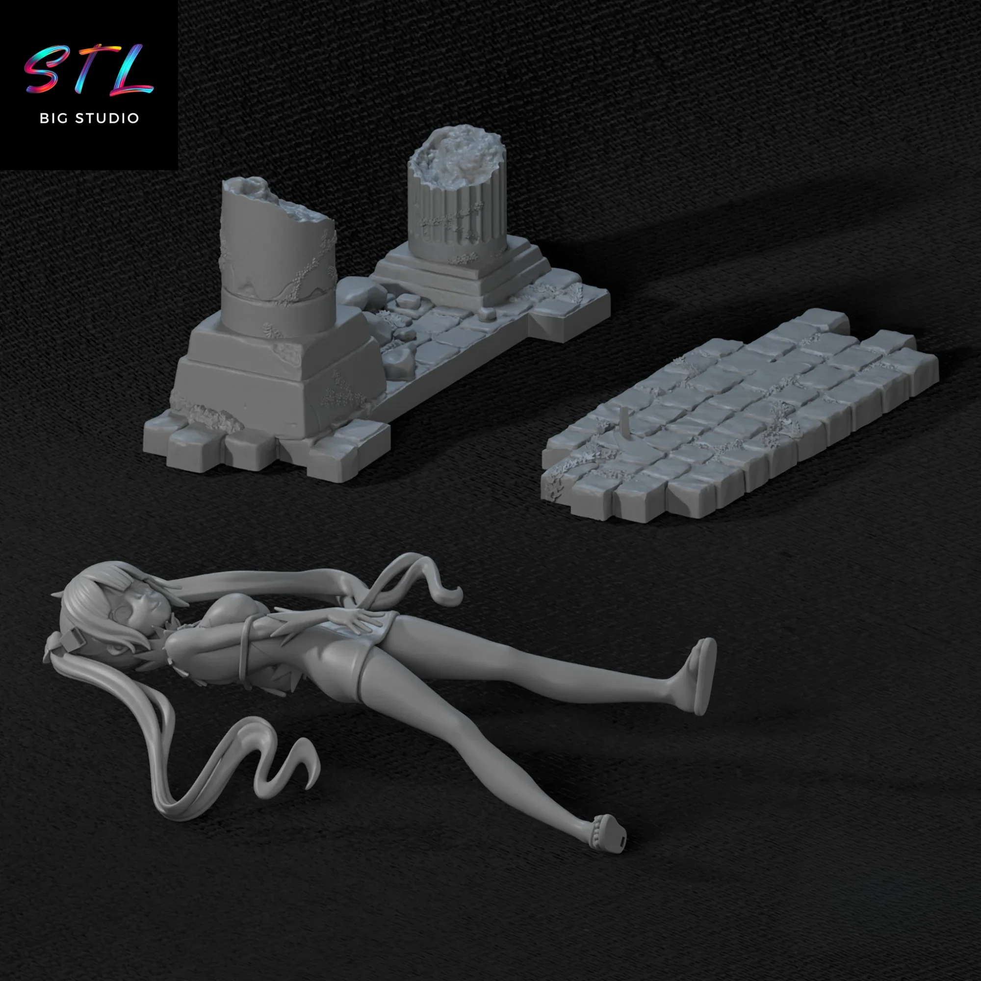 stl danmachi hestia para impresion 3d stl danmachi hestia para impresion 3d