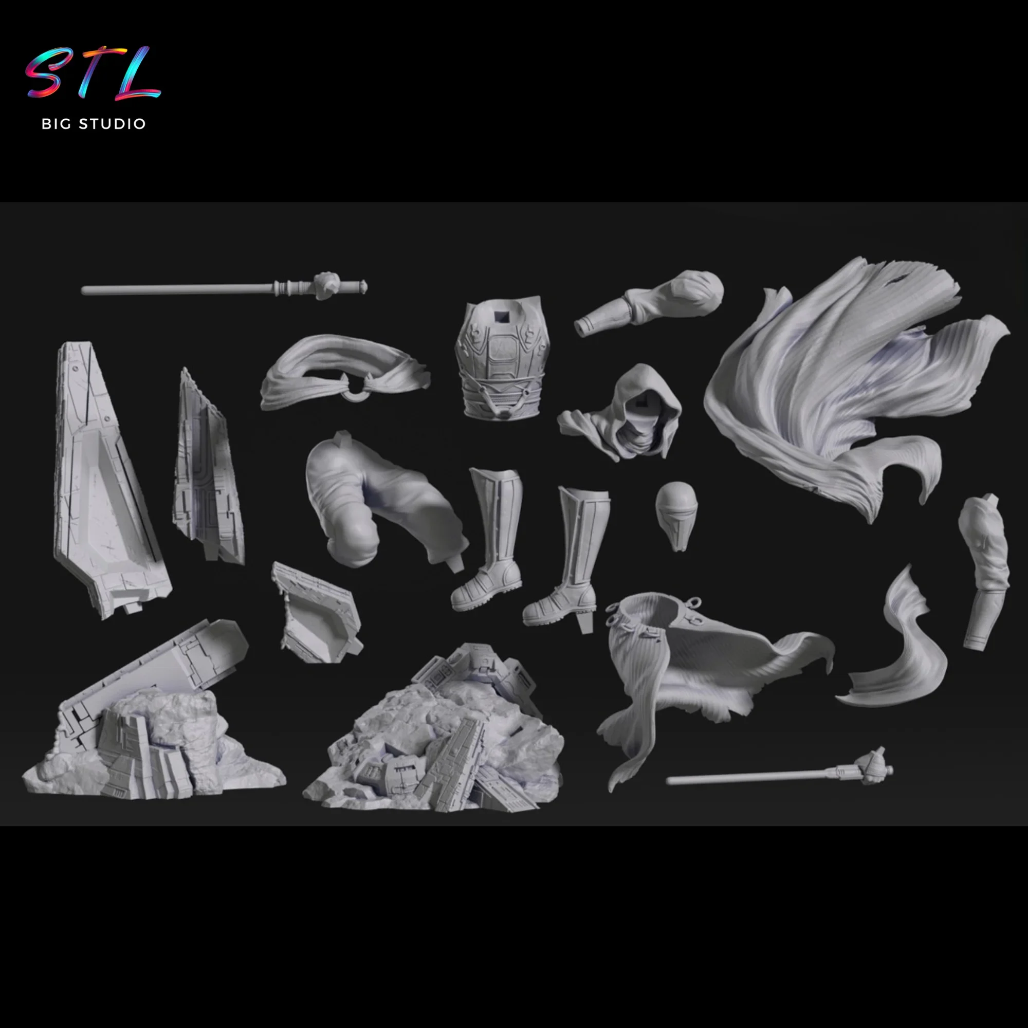 stl darth revan diorama star wars impresion 3d stl darth revan diorama star wars impresion 3d