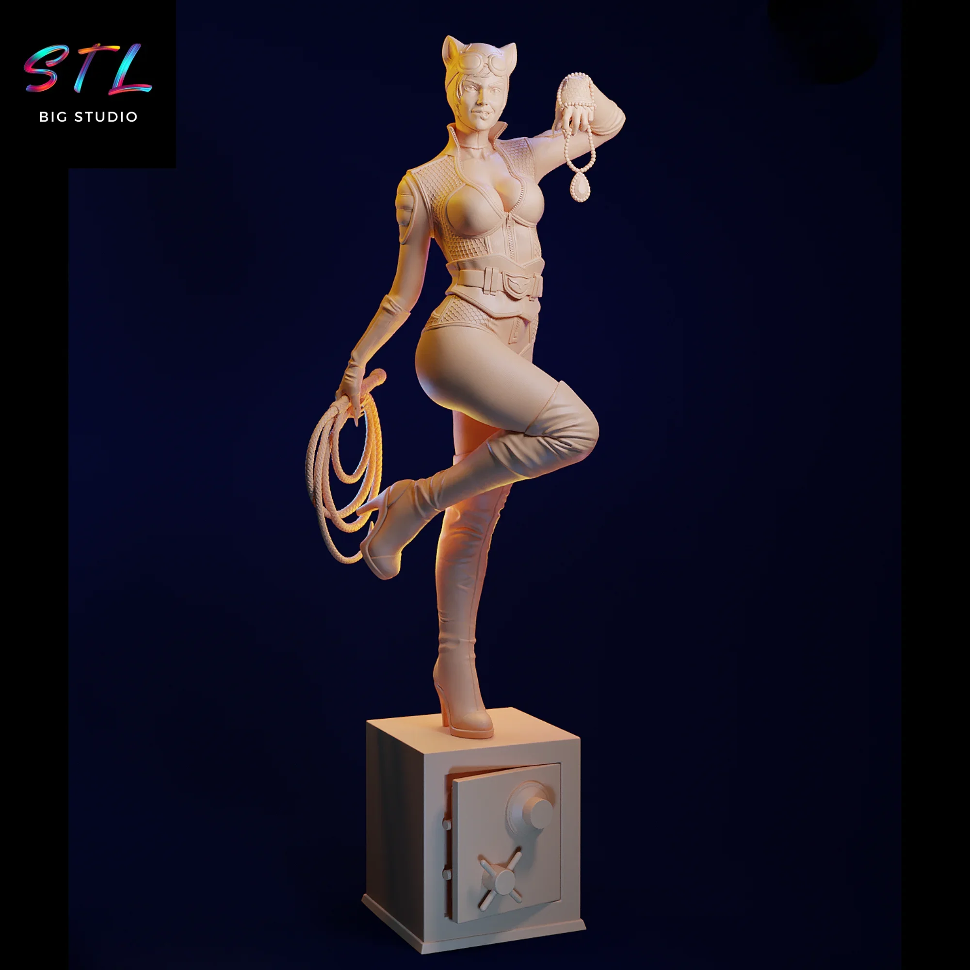 stl dc comics catwoman impresion 3d stl dc comics catwoman impresion 3d